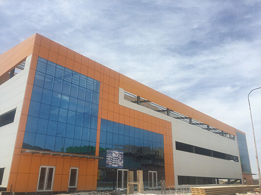 Good price Customizable Metal Buildings Hot Dip Galvanized / Paint Spraying Carbon Steel Buildings online