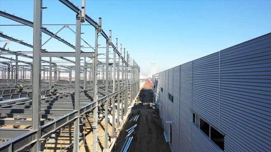 Good price H Section Large Span Steel Structure Warehouse Customized Color online