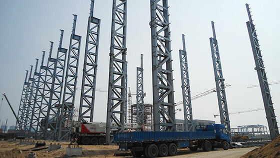 Good price Long Span Steel Structure Workshop , Sandwich panel Structural Steel Building online