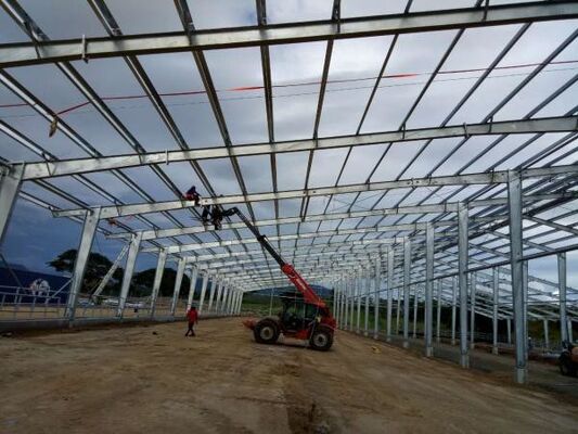 Harga yang bagus Bengkel Struktur Baja Ringan yang Disesuaikan, Pabrik Konstruksi Rangka Baja Modern on line