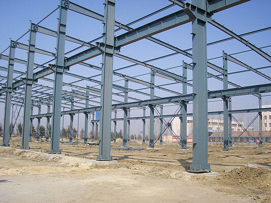 Good price Customized Pre Engineered Building H Columns / Beams Main Structure online