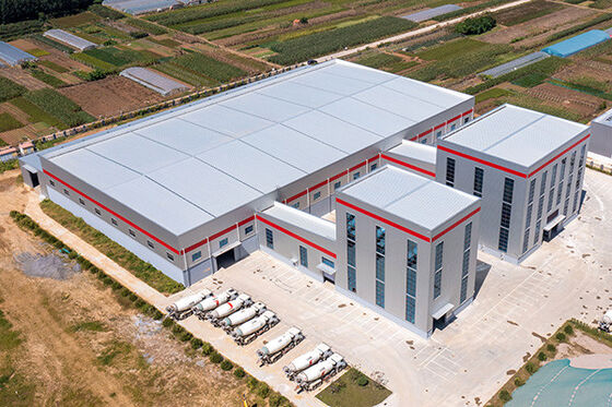 Buen precio Edificios de acero prefabricados de alta resistencia, galvanizados en caliente y pintados, taller prefabricado en línea