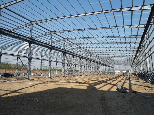 Goede prijs Voorontwerp van zware staalconstructies Warehouse Workshop online