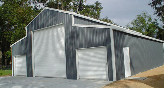 Good price Q235 Q355B Steel Structure Shed Hot Dip Galvanized Painted Metal Shed Construction online